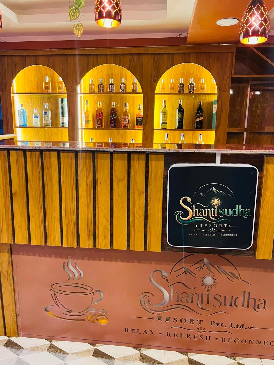 Dining at Shanti Sudha Resort